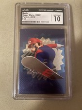 Panini 2022 Super Mario Mario #216 Foil Non-Sport Trading Card CGC 10 picture