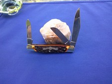BOKER USA Tree Brand Olde Stag 9885V 3 Blade Pocket Knife Solingen Germany NOS picture