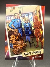 2026 Topps Finest Fantastic Four 65th Anniv. First Family Red 3/5 #FF-01 picture