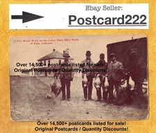 CO Eads area 1908-29 antique postcard few hours work Men hunting duck geese ? picture
