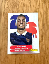 #FRA 8 - PANINI WC FIFA CUP 2026 - Lucas DIGNE EXTRA STICKER Version SILVER picture