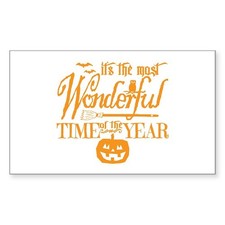 CafePress Most Wonderful (Orange) Rectangle Bumper Sticker Car Decal (947944285) picture