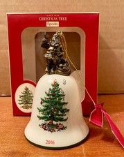 2016 Spode Christmas Tree Annual Bell New picture