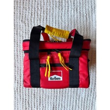 Vintage Marlboro Red Black Insulated Cooler Lunch Bag New With Tag picture