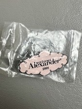 Vintage Madame Alexander 2001 Pink Enamel Pinback Pin New Sealed picture