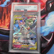 Pokemon Gardevoir & Sylveon GX Tag Team PSA 9 Unbroken Bonds 130 Holo Card picture