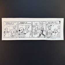 Archie Original Comic Art Signed Dan DeCarlo Newspaper Daily Strip 1990 picture