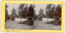 Stereo, France, Théâtre de Vaux, Chez Yvette Guilbert Vintage Stereo Card - T picture