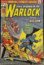 Marvel Comics Group The Power of Warlock #5 FN 6.0 1973 Bronze Age Doom Wow picture