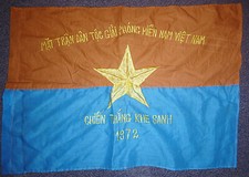 Easter Offensive 1972 - Khe Sanh Flag - NLF - VC, Viet Cong - Vietnam War, F.119 picture