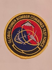 Global Power Bomber Combined Test Force Patch Edwards AFB B-2 B-1 B-52 USAF Rare picture