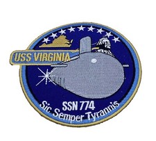 USS Virginia SSN-774 Patch – Plastic Backing, 4 in picture