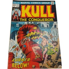 Kull the Conqueror #6 Marvel Comics 1973 Comic Book Lurker Below Vintage Used picture