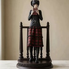 Mikasa Ackerman Gothic Style 30cm PVC Anime Figure Statue Collectible Doll picture