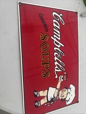 Campbell’s Condensed Soups Vintage Style Porcelain Enamel Advertising Sign picture