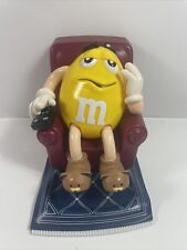M&M Yellow Peanut Recliner Chair Candy Dispenser picture
