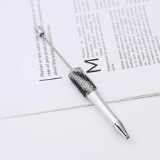 10Pcs DIY Diamond Bead Pen Gradient Diamond Ballpoint Pen Handmade Bead Advertis picture