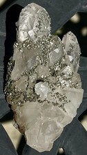 Quartz & Pyrite 2.7cen L X 3.5cen W X 3.3cen H 97.53 Grams China  picture
