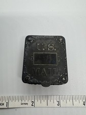 Antique Victorian Era Art Nouveau Quadruple Plate U.S. Postage Stamp Box  picture