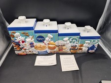 Pillsbury Doughboy  Danbury Mint Canister Set 4 Pieces Never Used W Certificate  picture