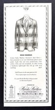 1975 Brooks Brothers Mens Madras Sports Jacket art vintage print ad picture
