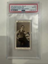 1931 W.D. & H.O. Wills Cinema Stars #24 Walt Disney / Mickey Mouse PSA 4 picture