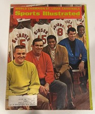 Vintage 1968 October Sports Illustrated World Champion St. Louis Cardinals picture