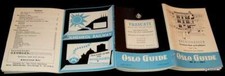 OSLO NORWAY 1951 COMPLETE GUIDE AND CITY MAP * TOURIST INFORMATION BOOKLET picture