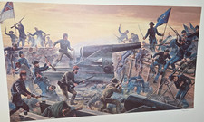 The Gunner and the Colonel, Fort Fisher,  486/1000 Mort Kunstler unframed COA picture