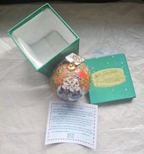 NYCO New York Cloisonné Christmas Ornament 2003 Limited Edition w Box & COA picture