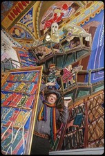 Photo:Red Grooms 1978 Bookstore Artist with Sculpture Installation picture