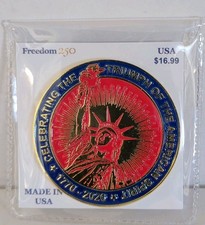 FREEDOM 250 CHALLENGE  COIN LIMITED EDITION USPS,  AUTHORIZE BY USPS picture