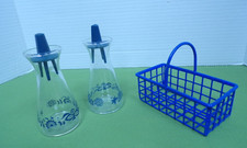 Pyrex Corelle Old Town Blue Onion Salt & Pepper Shakers 1970’s  Vintage picture