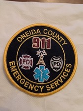 ONEIDA COUNTY EMERGENCY SERVICES Department Shoulder Patch Oriskany picture