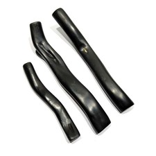 Rare Natural 3pcs Genuine Black Coral Branch Specimen for jewelry 233 g picture