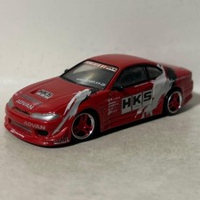 Hot Works 1/64D 1Gp S15 Sylvia Hks Red Used - Toy Car - M picture
