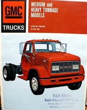 1967 GMC  MODELS HM5500-HE9500  TRUCK TRACTORS   BROCHURE 4 MODELS picture