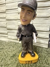 UPS Delivery Driver Employee Bobblehead Yellow Base ASN Inc picture