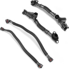 4-Piece Crankcase Vent Hose Kit Compatible with Select BMW 550i 650i 750i 750Li picture