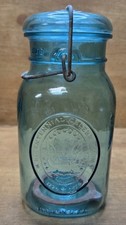 Vintage Ball Ideal Quart Fruit Jar Bicentennial Celebration A17 Made In U.S.A. picture