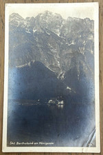 VTG St Bartholoma Church Konigssee Bavaria Germany POSTED 1928 Collotype PC  picture