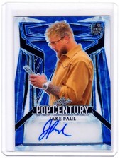 Jake Paul 2023 Leaf Metal Pop Century Autograph Card 1/10 Boxer Influencer Auto picture