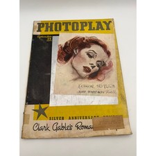 Vintage Photoplay Magazine September 1936 Katharine Hepburn Clark Gable CB139 picture