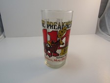 Preakness 114 Glass Cup 1989 Baltimore Maryland Racing Logo picture