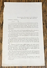 1863 Civil War Orders Dept. Of Cumberland Punishment For Using Confederate Scrip picture