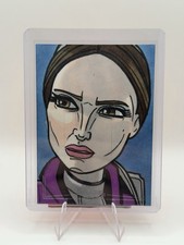 2026 Topps Star Wars Galaxy PADME AMIDALA  1/1 Sketch Card by Nick Gribbon picture
