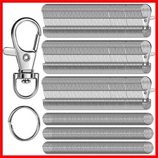 240PCS Sturdy Lobster Clasp & Key Rings Set - Ideal for Crafting and Jewelry picture