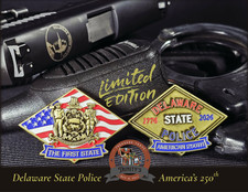 Delaware State Police 250th Anniversary Challenge Coin for America RARE LIMITED picture