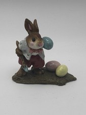 Wee Forest Folk Busy Bunny Red Coat green pants Easter Edition B-14 Retired picture