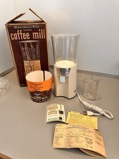 Vintage KitchenAid Hobart Coffee Mill KCM MCM Metal & Plastic Exellent picture